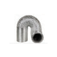 10-meter Aliflex uninsulated flexible duct by Direct Duct Supplies, showing the black plastic exterior and flexible corrugated design.