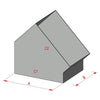 45 Degree Rectangular Ductwork Bend