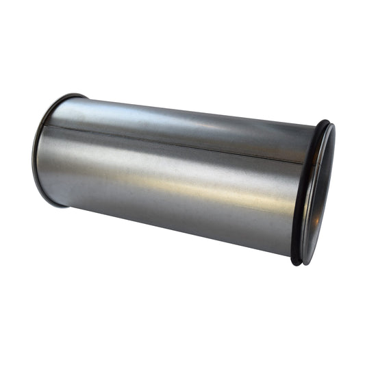 Quick-Fit Slip Duct With Clip and O-Ring – Galvanised – 0.3 Metre – Nordfab