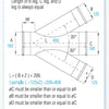 Quick-Fit Double Branch – 30 Degree – Galvanised – Nordfab
