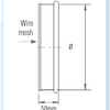 Quick-Fit Mesh End Cap – Galvanised – Nordfab