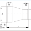 Quick-Fit Reducer – Main Duct – Galvanised – Nordfab