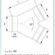 Quick-Fit Y-Branch (Breeches) – 60 Degree – Galvanised – Nordfab