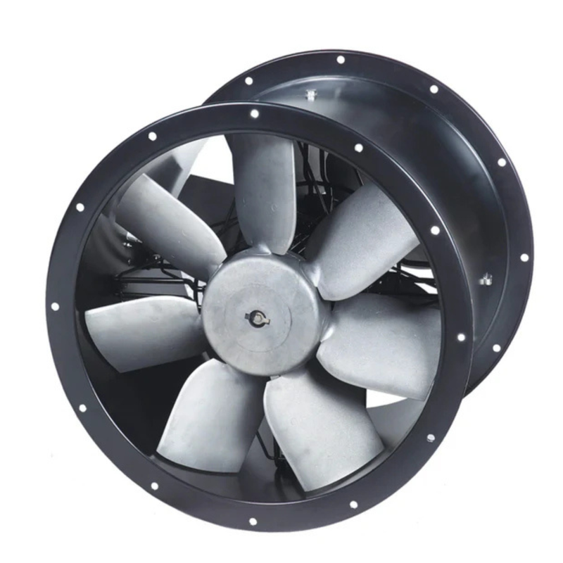 S&P Contra Rotating Case Mounted Axial Fan TCBTX2/4 + Variable Frequency Inverter Package