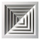 4 Way Ceiling Diffuser White (C4FW)